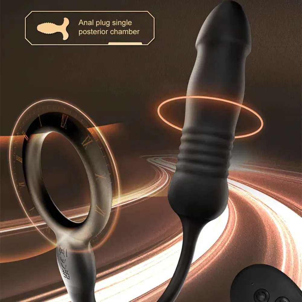 Teleskop-Dildo-Vibrator, G-Punkt-Massage, Fernbedienung, vibrierendes Ei, Klitoris-Stimulator, Analplug, Vibrator, Sexspielzeug für Frauen, Männer, Homosexuell