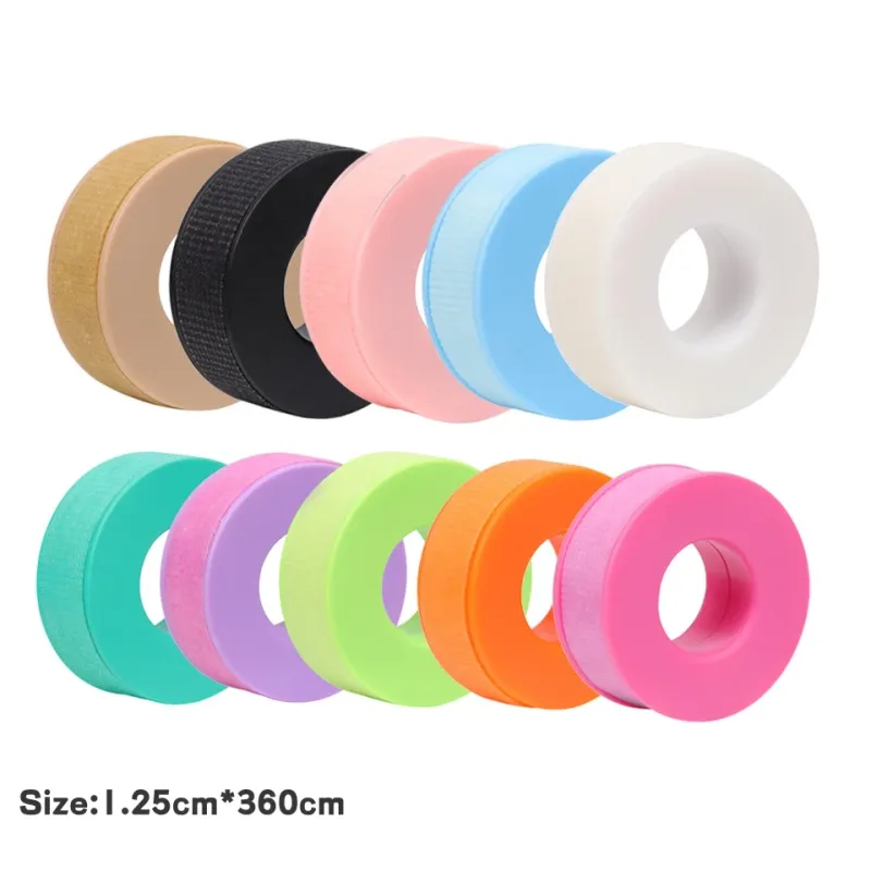 5/10 Rollen Silikon-Gel-Klebeband für Wimpernverlängerungen, nicht gewebt, atmungsaktiv, für empfindliche Haut, unter den Augen, Wimpernband, Make-up-Werkzeug-Versorgung — image 18