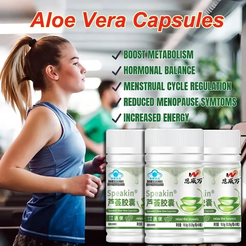 Výtažek z Aloe Vera Doplněk spalování tuků Podpora trávení Podpora zdraví Regulace krevního cukru krása Úprava tělesné hmotnosti Kapsle — image 5