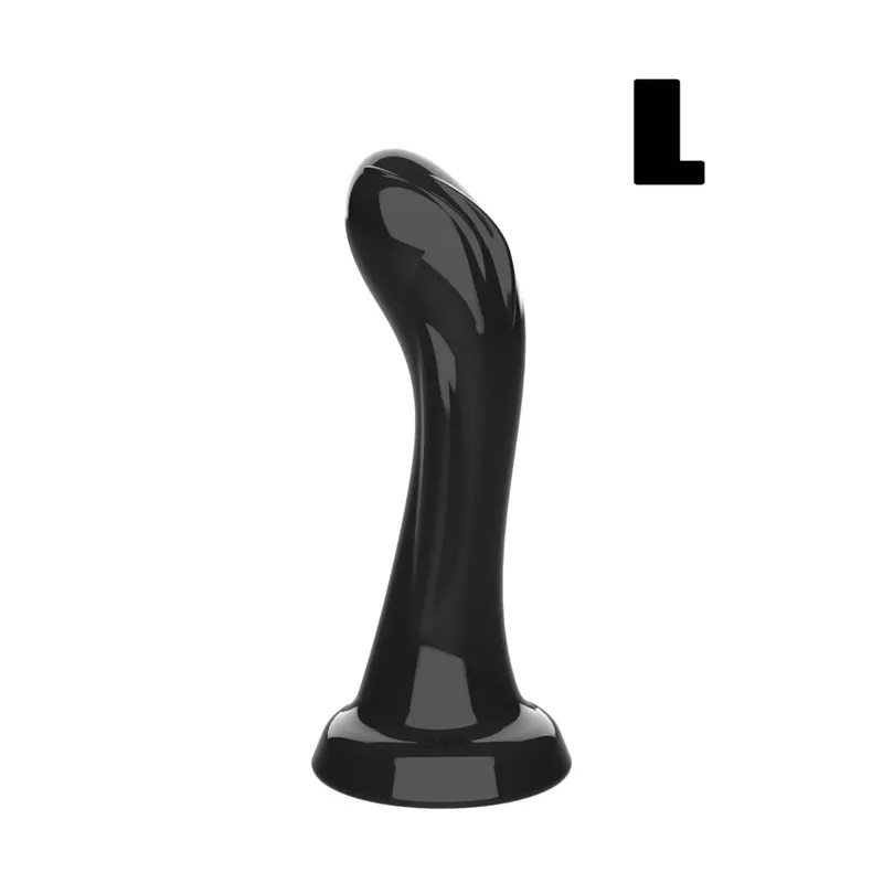 Zakřivené realistické dildo se silnou přísavkou Měkká a flexibilní erotická hračka s bodem G pro ženy Muži Černá Fialová Čirá Živá Dillo