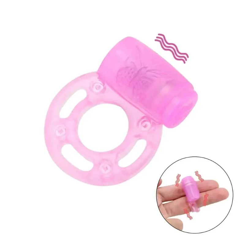 แหวน Cock Vibrator Vibrating Clitoral Stimulator Strong Penis Erect แหวน Erection เพิ่ม Sex ความสามารถผลิตภัณฑ์เพศของเล่นสำหรับผู้ชาย — image 3
