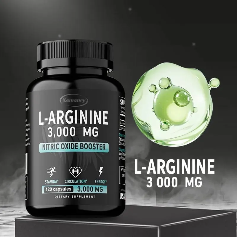 L-arginin 3000 mg - podporuje růst svalů Funkce cév Zvyšuje energii Zlepšuje vytrvalost a podporuje krevní oběh — image 4