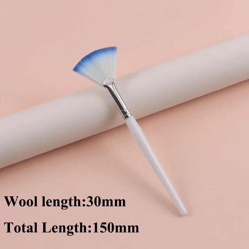 Praktische Gesichtsbürsten, Fächer-Make-up-Pinsel, tragbare Maskenbürste, kosmetische Werkzeuge für Frauen, flexibler weicher Gesichtsmasken-Applikator — image 18