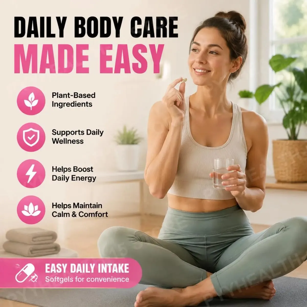 แคปซูลสูตร Docteat Body Butt & Breast ช่วยเพิ่มพลังงานและรองรับสมาธิด้วย Creatine และเวย์ 60 แคปซูล — image 4
