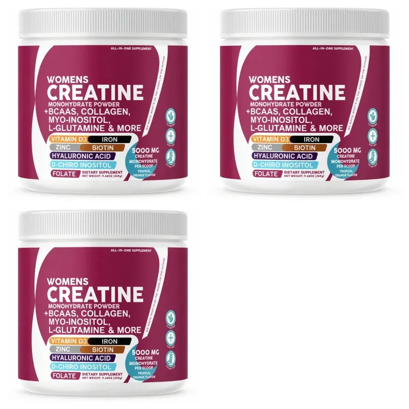 Female Creatine Powder Creatine Monohydrate Powder with BCAA & Amino Acids Daily Health and Nutrition Dietary Supplement — image 9