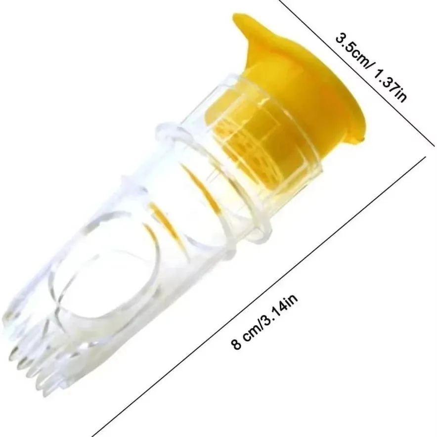 ใหม่สกรู Top Lemon Juicer Mini Manual Lemon Squeezer แบบพกพาเครื่องคั้นน้ำผลไม้มะนาวพร้อมฝาปิดบีบมะนาวสำหรับค็อกเทลพลาสติก — image 5