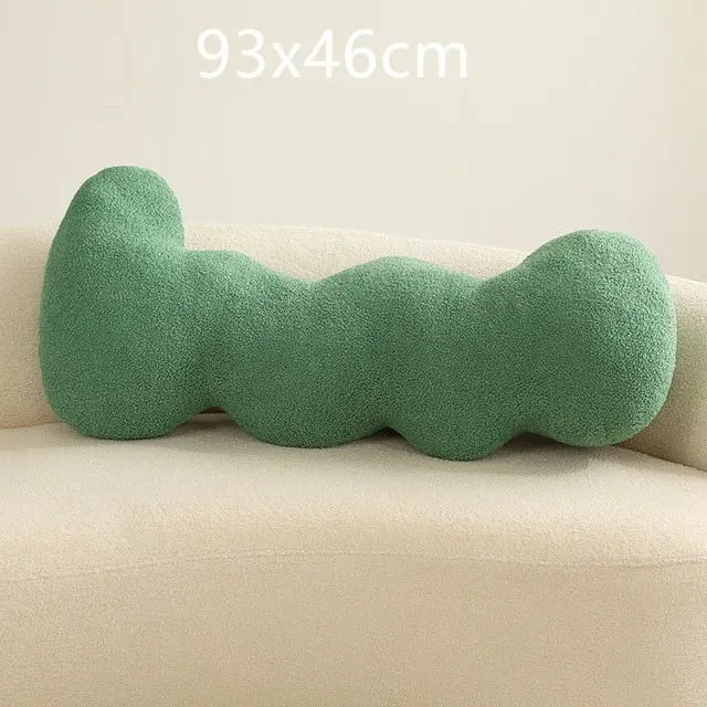 New Nordic Ball Solid Color Cushion Stuffed Flower Plush Pillow for Sofa Waist Office Cushion Kid Toy Gifts Home Decoration — image 23
