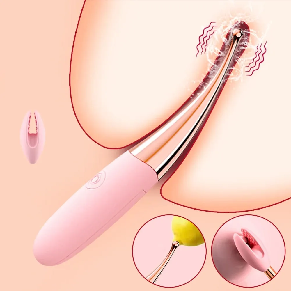 G Spot Vibrator Kuat Frekuensi Tinggi Vibrator Jilat Kelentit Perangsang Puting Melancap Masturbator Urut Mainan Seks untuk Wanita Dewasa — image 2