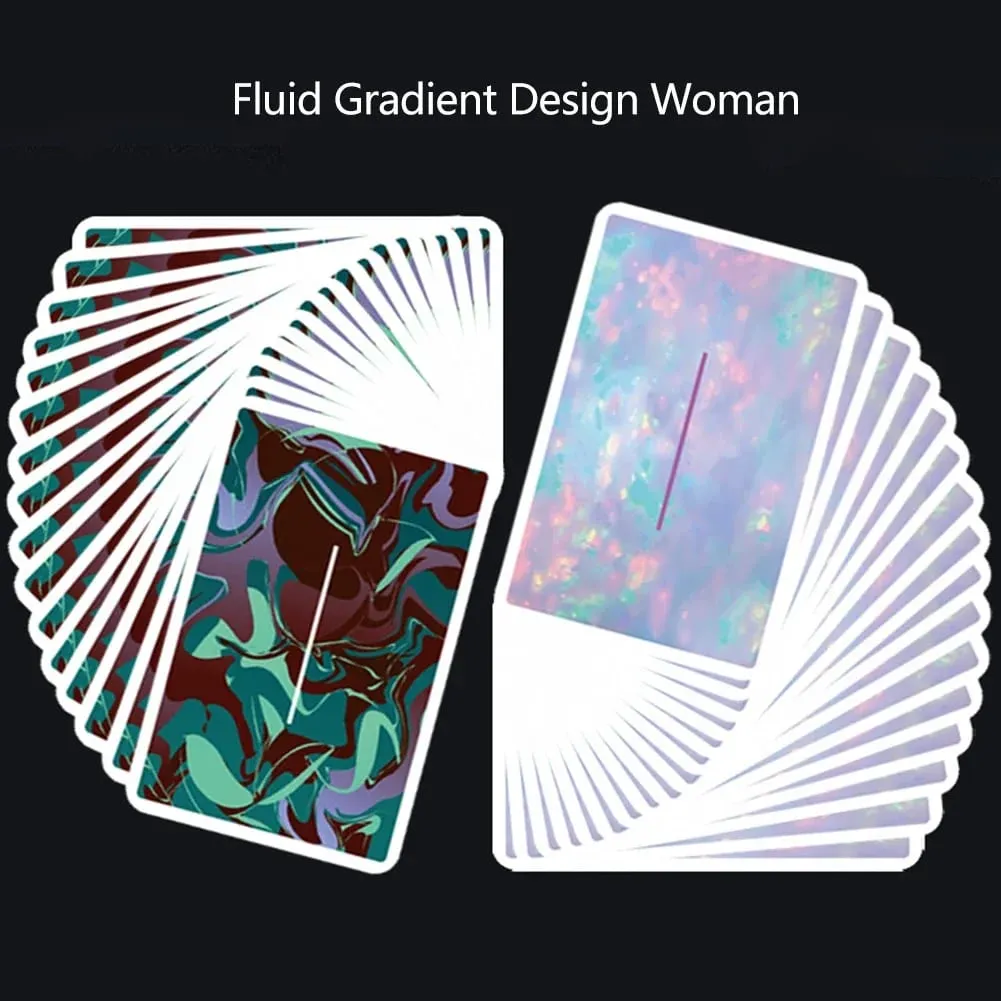 Creative Classic Poker Card Set Základní společenská hra pro setkání Stolní hry Slavnostní zábava Odolné a přenosné hrací karty — image 6