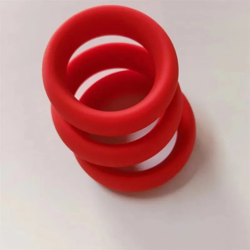 Man Penis Cock Ring Silikon Ball Bår Lås Fördröjning Ejakulation Pung Testis Fasthållning Sexleksaker för män — image 2