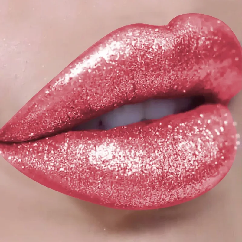 18 Colors Diamonds Glitter Lip Gloss Long Lasting Waterproof Liquid Lipstick Pearl Shining Lip Color Sparking Lip Makeup Women — image 3