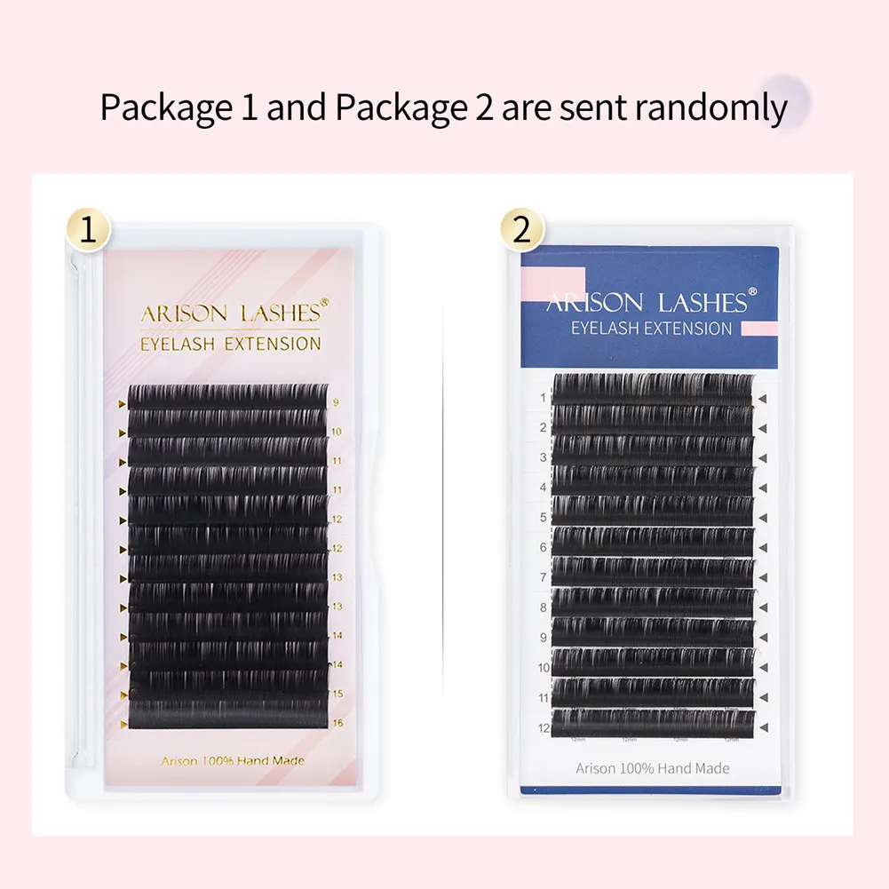 0.05/0.07/0.10 แต่ละขนตาปุย Volume Eye Lash CLASSIC Lashes Matte Professional Soft NATURAL Faux — image 2
