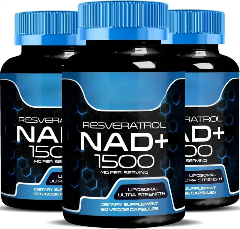 NAD + แคปซูลพร้อม Resveratrol สมุนไพรต้านอนุมูลอิสระอาหารเสริมสนับสนุน Cellular Health Energy & Anti Aging สำหรับผู้หญิงผู้ชาย 90 ชิ้น — image 9