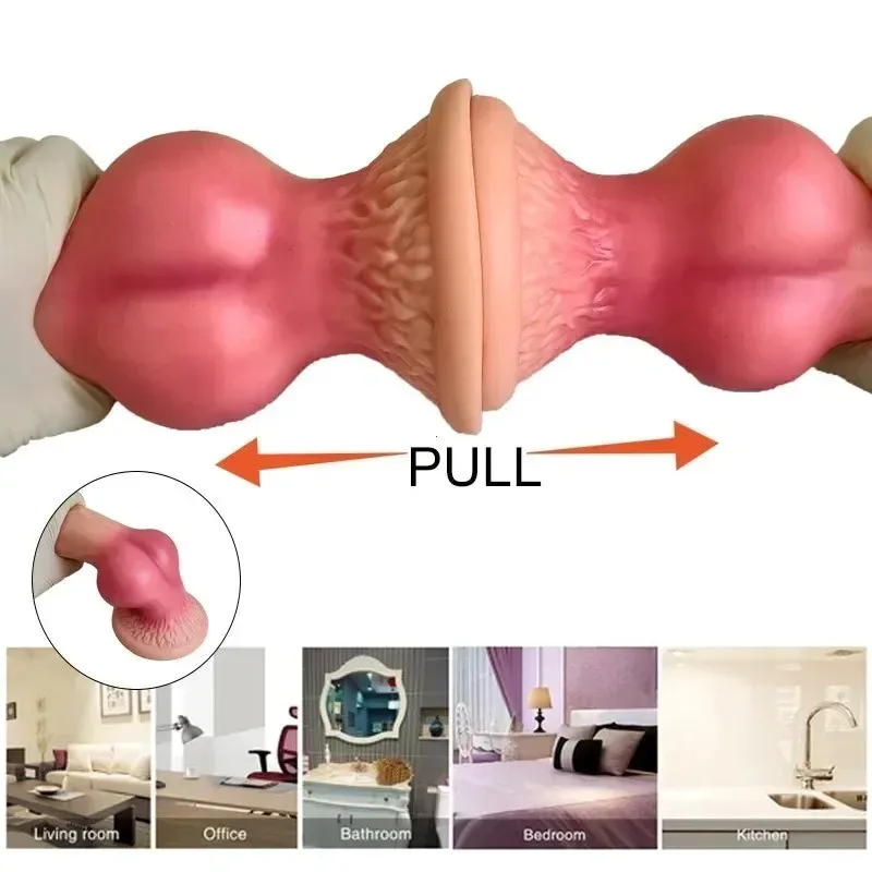 Realistic Huge Dog Dildo Anal Plug With Suction Cup Silicone Big Butt Plug Prostate Massager Adult Sex Toys for Men Women — image 6