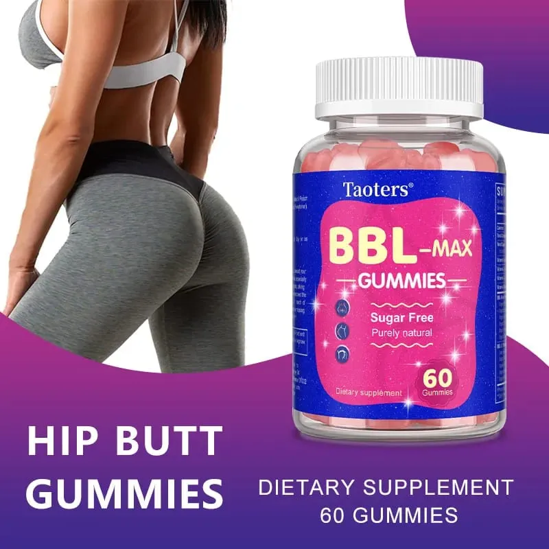 Gomme gommose per l'ingrandimento dei glutei da donna - BBL- MAX Gummies - con multivitaminici ed estratti di erbe — image 3