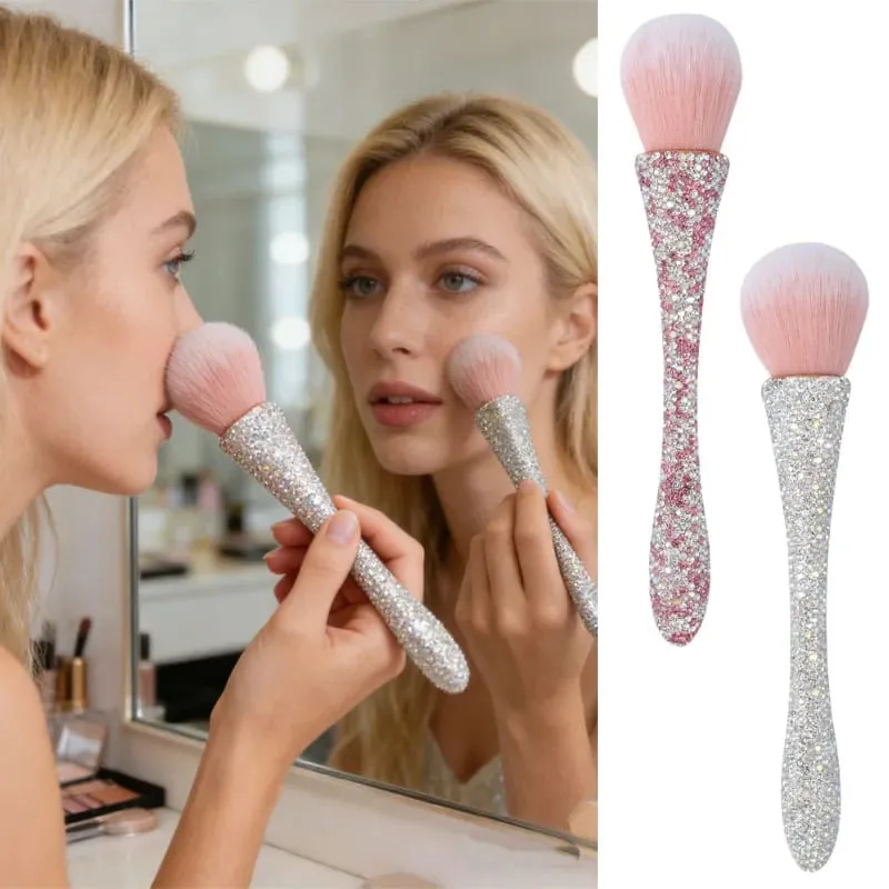 Pincel de maquiagem com cabo de diamante, pincel solto, blush, profissional, cintura pequena, ferramentas de cosméticos de beleza, 1 peça — image 1