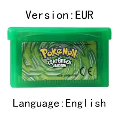 GBA jeu Pokemon série cartouche de jeu vidéo carte de Console Pokemon émeraude rouge feu rubis feuille vert saphir multi-langue — image 14