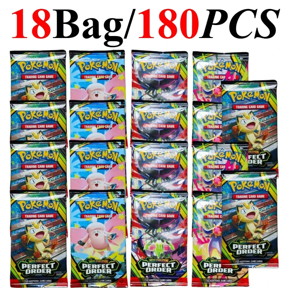 Pokémon TCG Mega Evolución - Pitch Black Booster Display Box Phantasmal Flames Booster Box Colección de juegos de cartas coleccionables Inglés