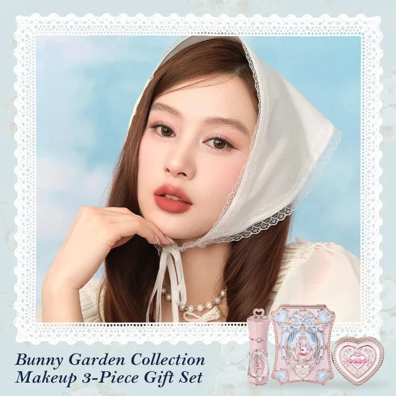 Flowers Knows Bunny Garden Collection Gavesæt Makeup Øjenskygge Palette Velvet Matte Lip Stick Lip Cream Blush De Maquillaje — image 4