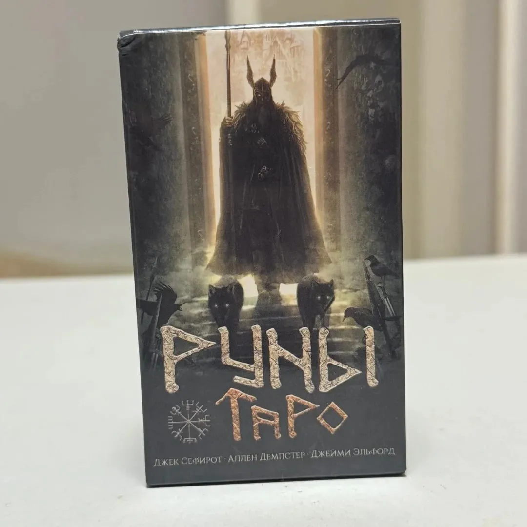 Kad Tarot Runic Versi Rusia 80 Kad Permainan Papan