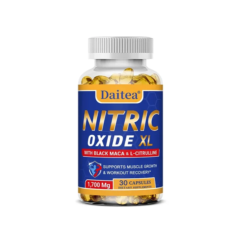 Oxyde nitrique - Les capsules de soutien à la santé des hommes contiennent de l'extrait de poudre de racine de maca pour la croissance et le renforcement musculaires — image 8