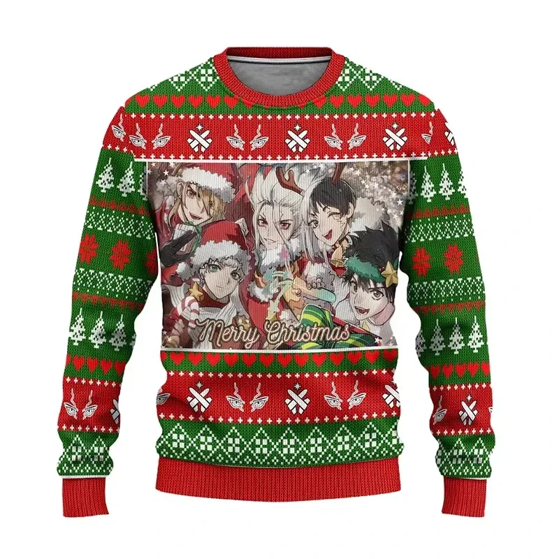 Novo suéter da moda, successo de vendas, com estampa de Natal do Dr. Stone, présente de Natal gravé pour les hommes et les femmes, m — image 7