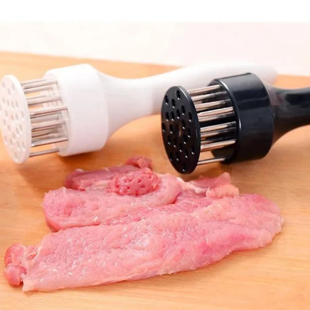 NEW Stainless Steel Loose Meat Needle Meat Tenderizer Household Quick Insert Beef Artifact Loose Meat Hammer Steak Kitchen Tools — image 3