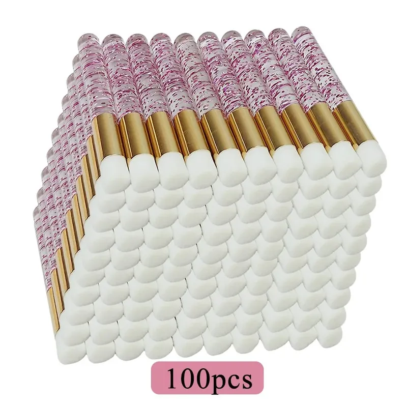 50/100 Chiếc Mi Bàn Chải Làm Sạch Cho Cây Nối Mi Lấp Lánh Làn Mi Dầu Gội Bàn Chải Mũi Làm Sạch Lỗ Chân Lông Dụng Cụ Trang Điểm — image 6