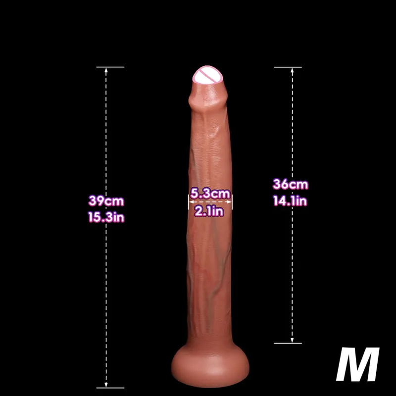 Extra lange realistische Dildos G-Punkt-Stimulation Deep Touch Penis Vagina Analdildo Dick Erwachsene Sexspielzeug für Frauen Männer Butt Plug — image 11