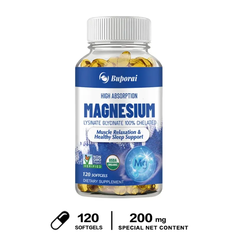 Magnesio altamente absorbible: apoya la densidad ósea y la relajación muscular Promueve un sueño saludable Suplementos