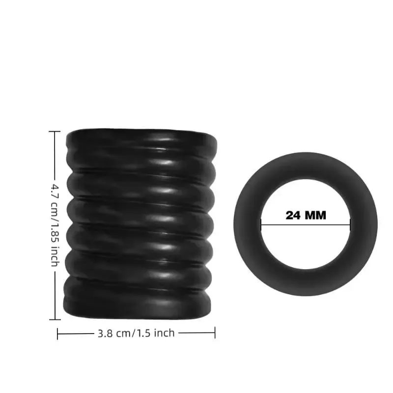 Delay Ejaculation Reusable Enlargement Ball Stretcher Sex Toy For Man Male Penis Lock Cock Ring Bondage Erection Ball Ring — image 6