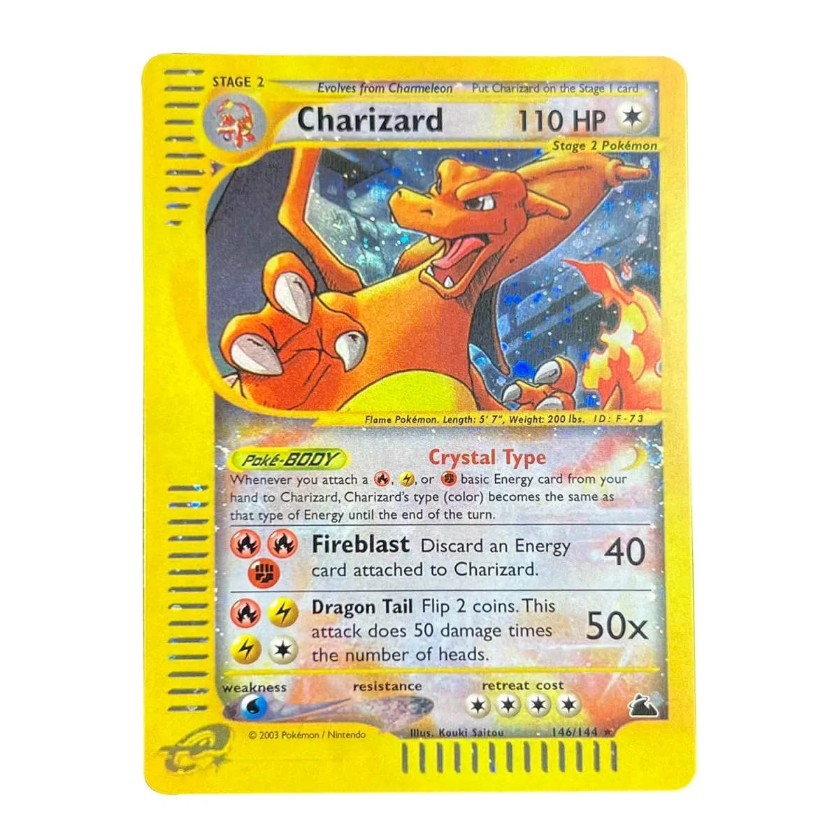 PKM Single Cards 1st Edition E-Card Celebi Charizard Skyridge (SK) Foil Cards Zapdos Aquapolis Classic Game Collection PROXY — image 1