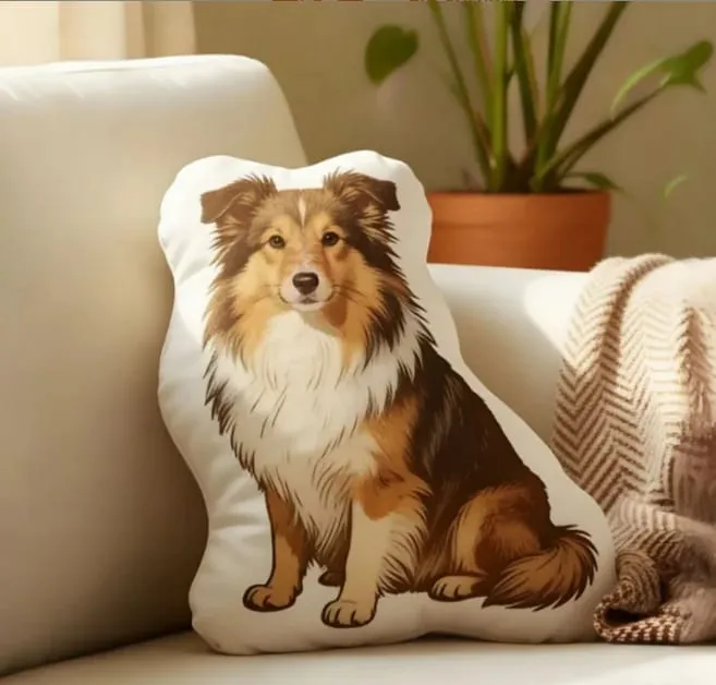 Cuscino per cani con simulazione stampata in 3D, divertente cuscino a forma di animale domestico, soggiorno, camera da letto, decorazione morbida, regalo di festa personalizzato — image 24