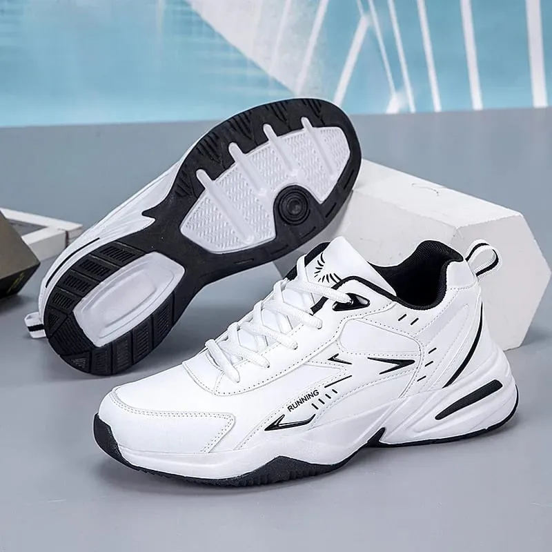 Chunky Sneaker dla mężczyzn gruba podeszwa wszechstronna 2025 nowy trend siatka zasznurowana oddychające buty sportowe na co dzień zwiększone miękkie podeszwy — image 6
