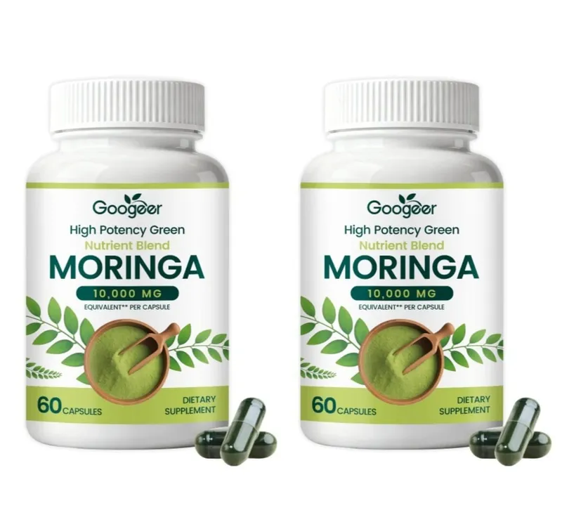Suplement premium Moringa z naturalnym ekstraktem z liści Ziołowa formuła odżywcza do codziennego wsparcia dobrego samopoczucia 60 kapsułek — image 8