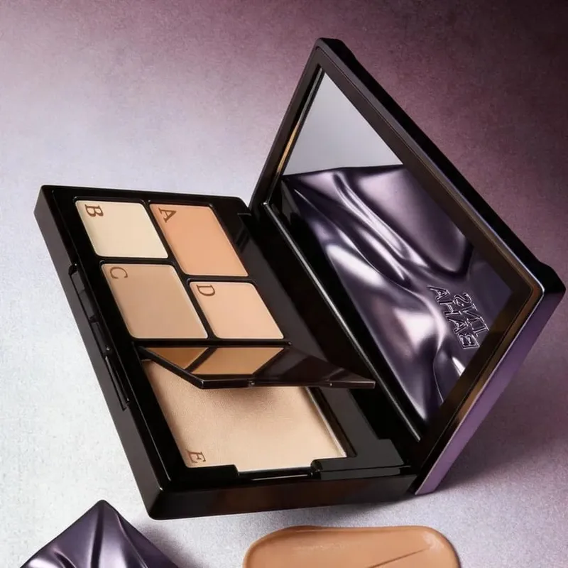 Set Rias Wajah Lengkap Alas Bedak Concealer Cakupan Penuh & Palet Kontur Maquillage Kit Kontur Alami — image 5