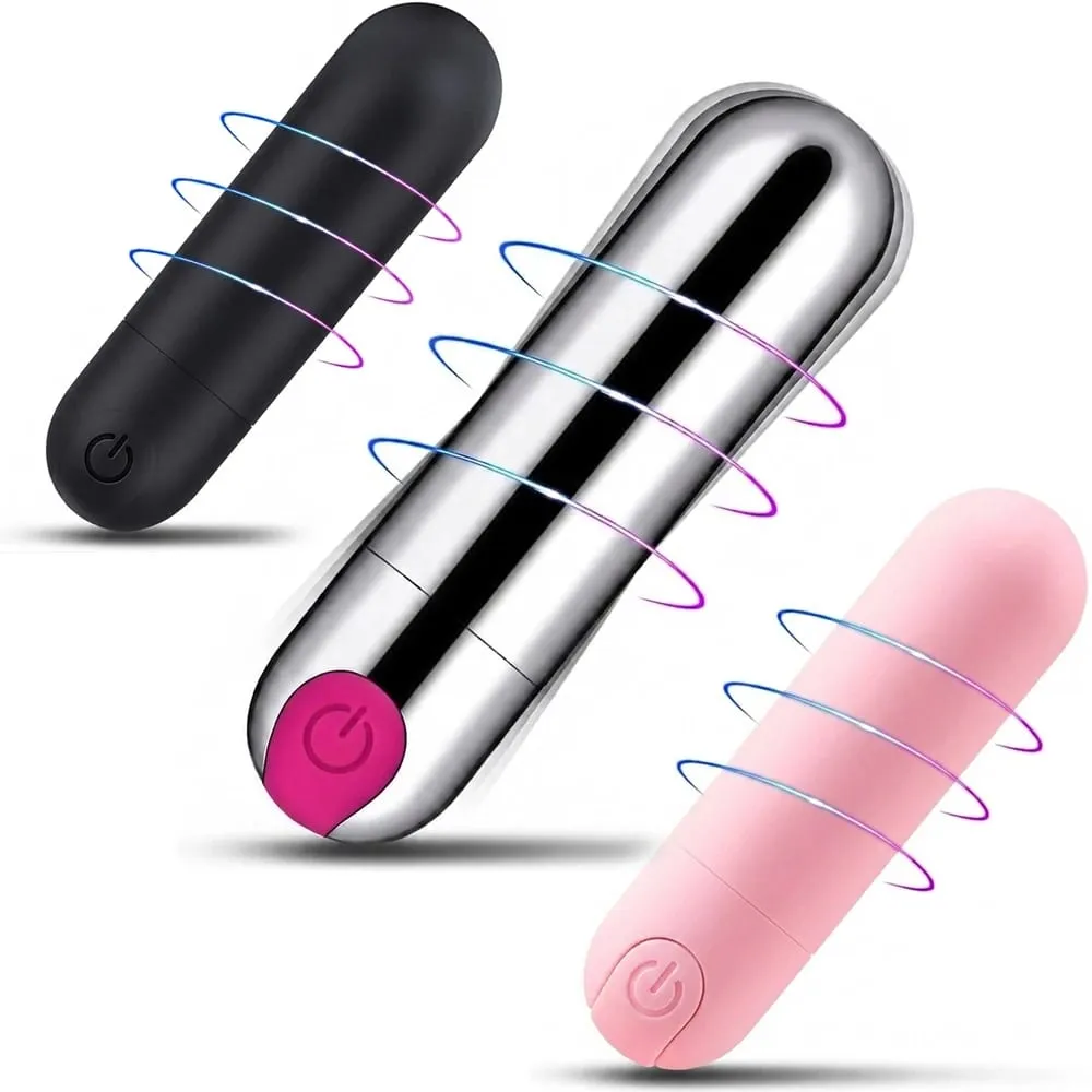 Silikon Peluru Vibrator Puting Wanita Klitoris Stimulator Mini Vagina Anal Pijat Sepenuhnya Tahan Air Dewasa Seks Mainan untuk Wanita — image 1