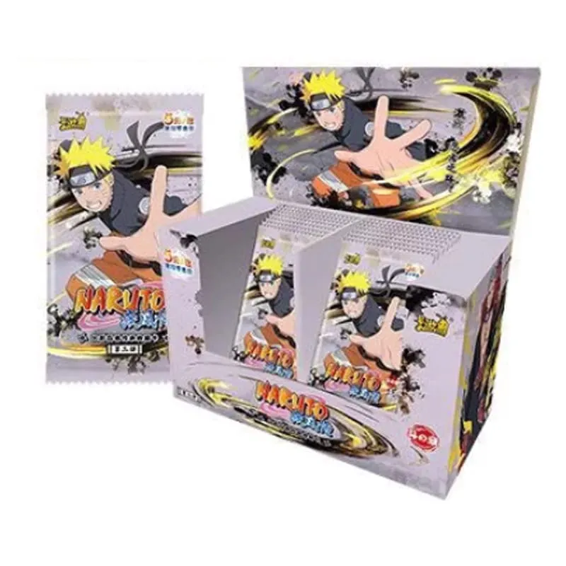 Véritable carte NARUTO combat chapitre série complète jeu de cartes carte de Collection dessin animé jouets pour enfants entourant les cadeaux de vacances. — image 9