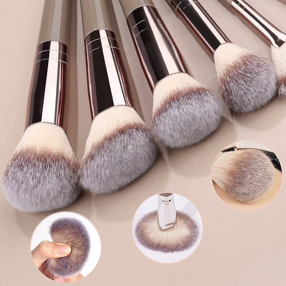 20Pcs 메이크업 브러쉬 세트 소프트 합성 섬유 파운데이션 아이 섀도우 블렌딩 블러쉬 파우더 컨투어 뷰티 도구 — image 5