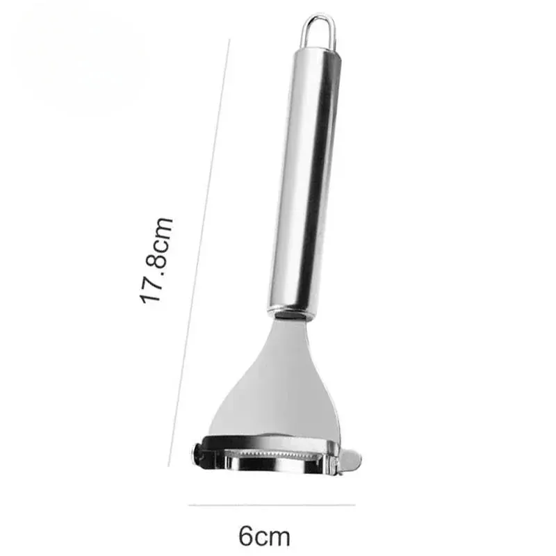 สแตนเลสเครื่องปอกข้าวโพด Serrated Corn Stripper Peelers Cob Shaver Planer Thresher เครื่องตัดผักผลไม้ผัก Gadget เครื่องมือ