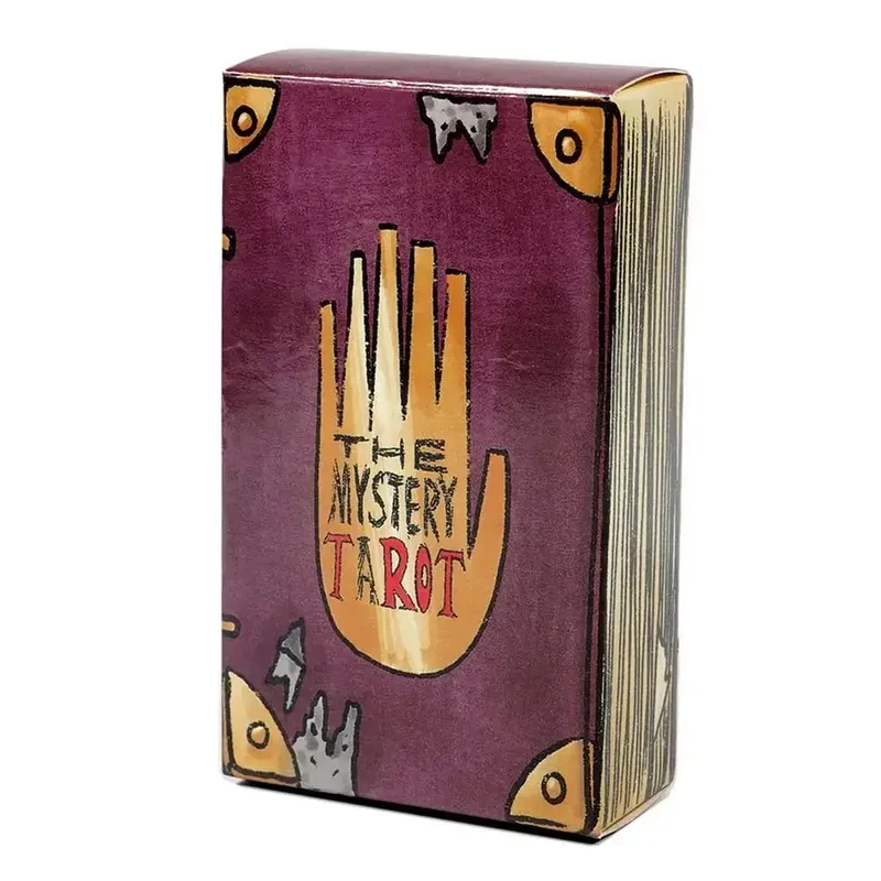 Cartas de tarô misteriosas, baralho de 78 cartas inspirado em Gravity Falls, versão em inglês, jogos de tabuleiro de tarô para iniciantes