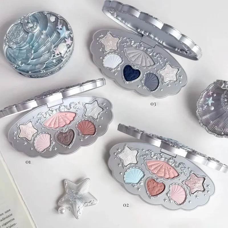 Conjunto completo de maquiagem Flor Knows Morango Rococó Glitter Matte Lipgloss Blush Power Velvet Batom Kit Conjuntos de perfume — image 5