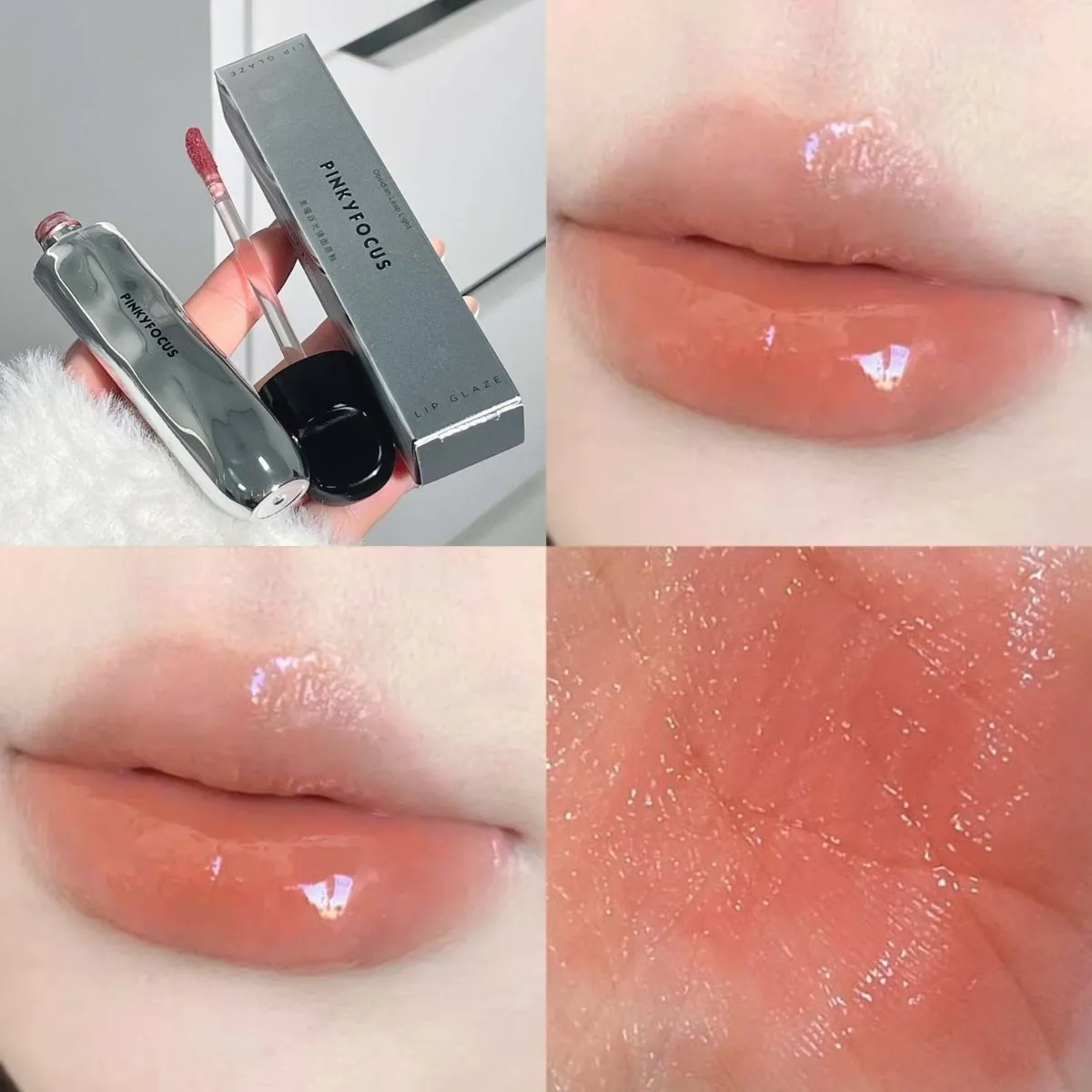 Nude Mirror Lip Gloss Clear Moisturizing Hydrating Water Light Jelly Plump Lip Glaze Oil Lipstick Tint Makeup Korean Cosmetics — image 12
