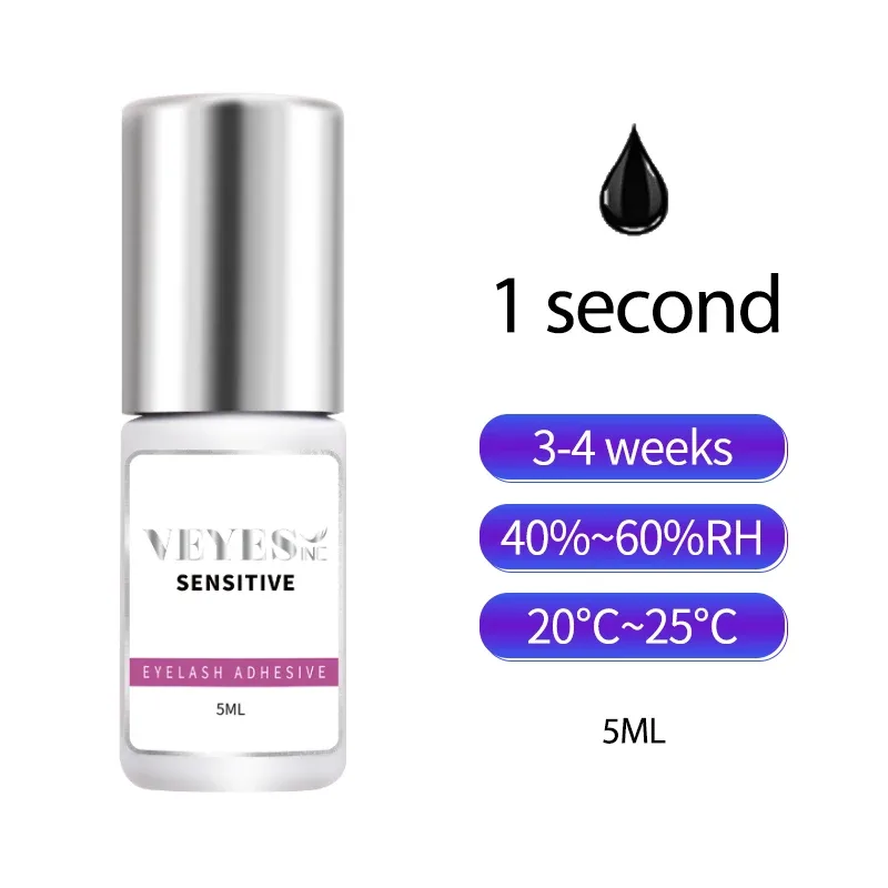 Veyes Inc 5 мл клей для наращивания ресниц Veyelash 1-2 секунды быстросохнущий клей для ресниц 7 недель удержания объема клей инструменты для макияжа