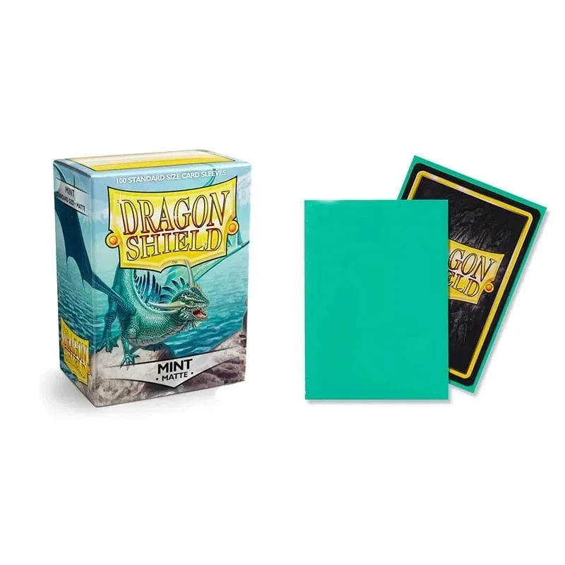 100 ชิ้น/กล่อง 66*91 มม.Multicolor Dragon Shield Matte การ์ดปกการ์ดสำหรับ PTCG/Star การ์ด/MGT