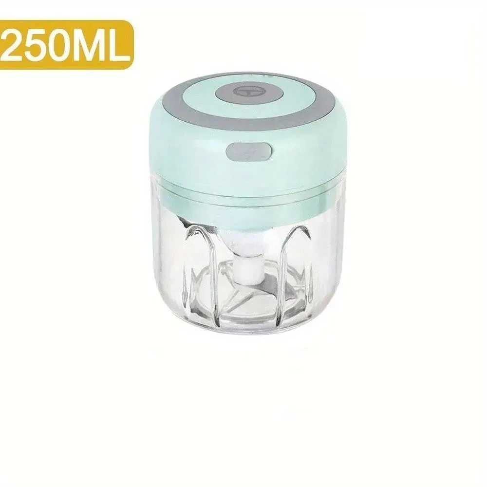 Hachoir à ail électrique en acier inoxydable de 250ML, broyeur de cuisine robuste et Durable pour ail et gingembre, Mini outil, hachoir alimentaire — image 10