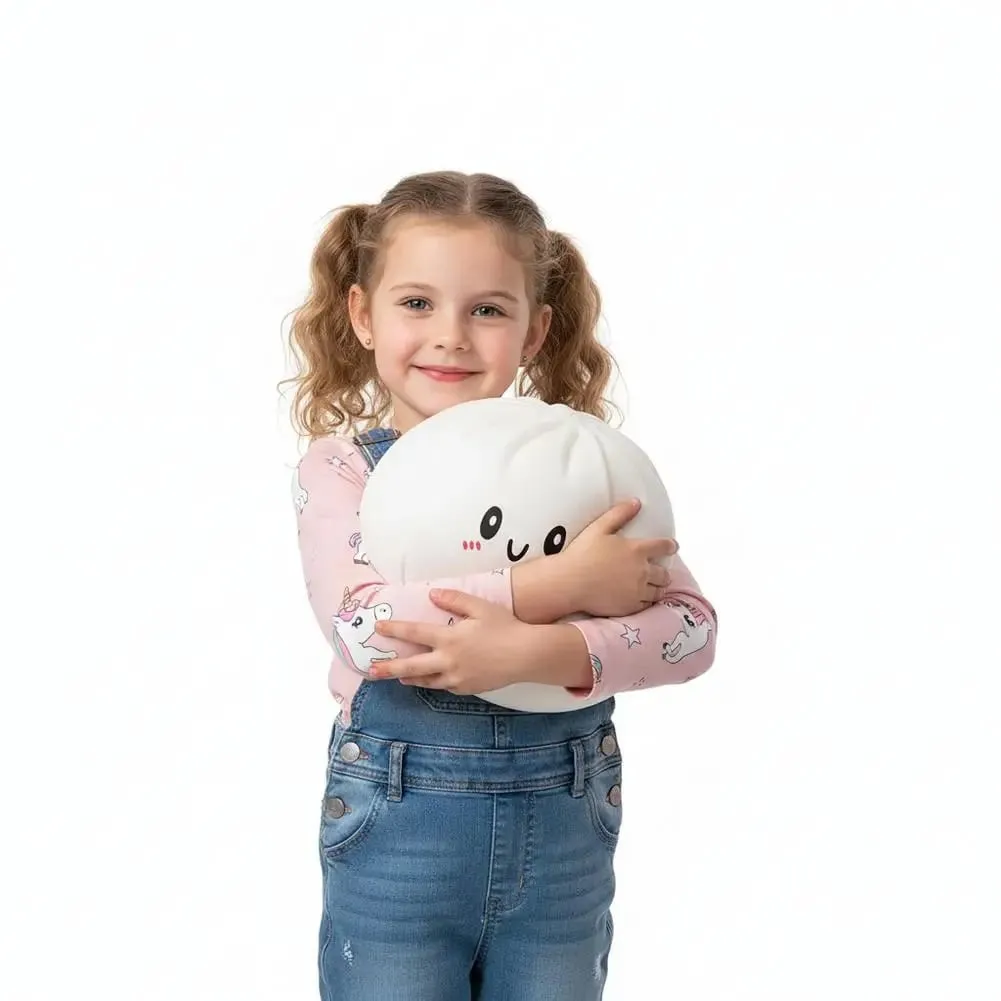 Giant Dumpling Squishy Soft Stuffed Hug Pillow Home Decoration Stress Relief Toy for Kids Stress Relief Fidget Toy
