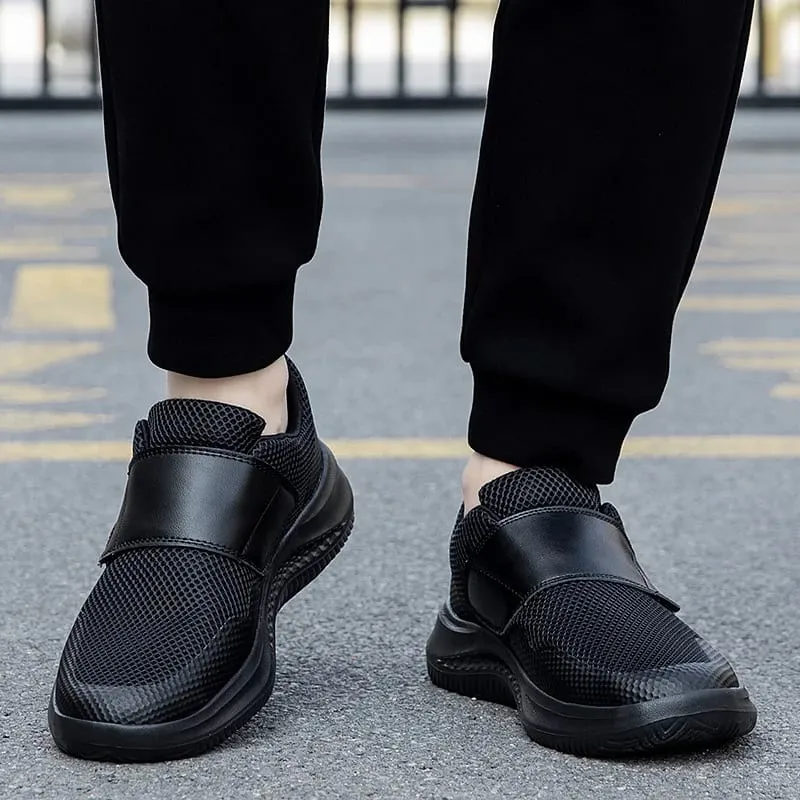 Uomini Ortopedia Piedi Larghi Gonfi Walking Scarpe Casual Eversione del Pollice Regolazione Morbida E Confortevole Scarpe da Uomo Diabetici di Grandi Dimensioni — image 4