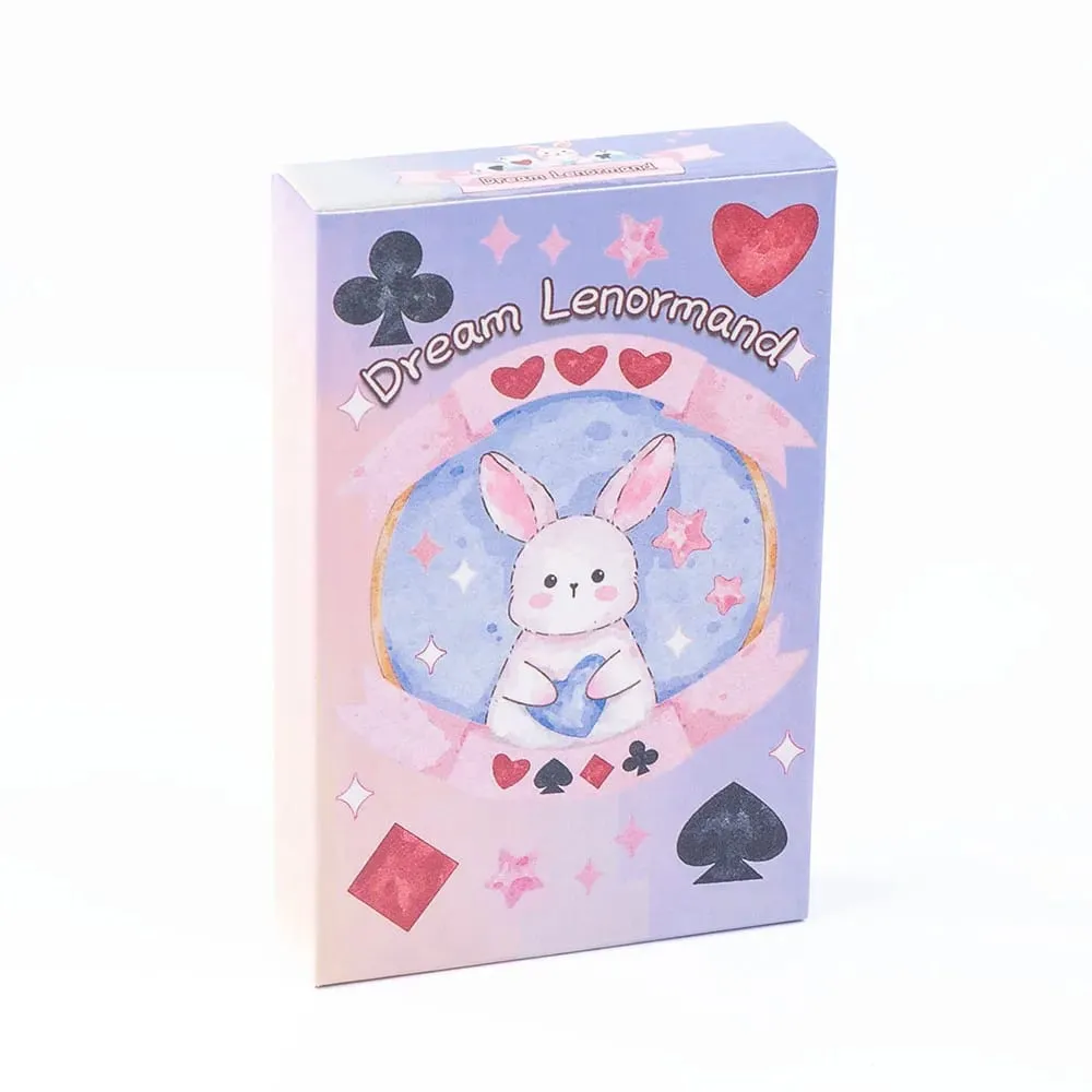 Dream Lenormand ดาดฟ้าไพ่ทาโรต์ 43 ใบ Oracle BOARD เกมสำหรับเด็ก Family & Friends ปริศนาที่สมบูรณ์แบบกิจกรรมสันทนาการ 8.9x5.7 ซม. — image 2