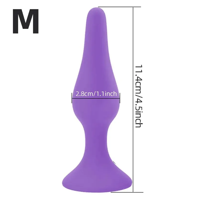 Plugue anal de silicone para iniciantes, plugue anal para homens e mulheres, massageador de próstata para gays, mini bala anal, masturbador, brinquedo sexual para homens — image 12